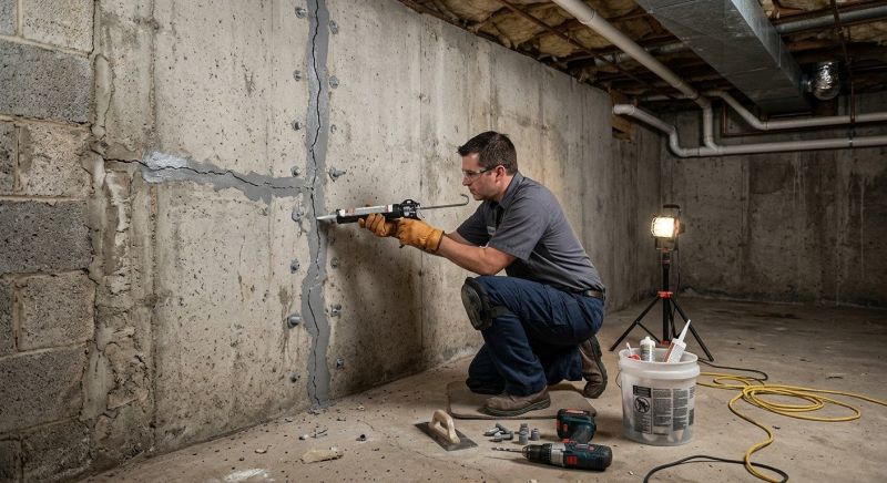 Basement Crack Repair in Westmoreland County, PA