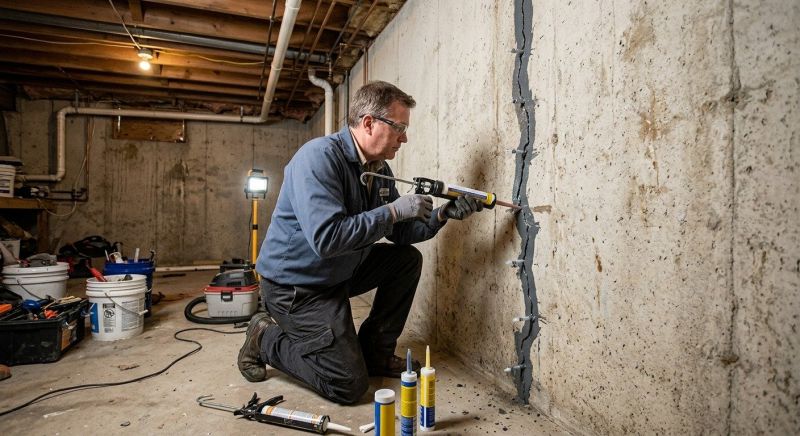 Basement Crack Repair in Westmoreland County, PA