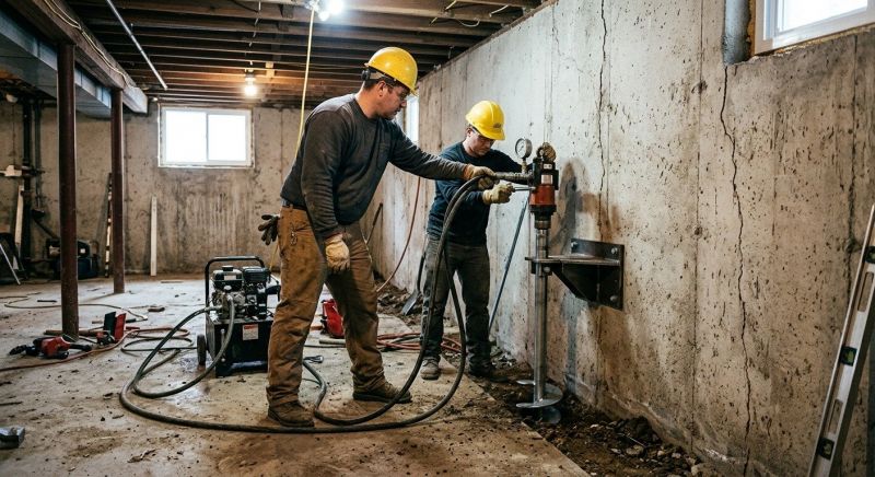 Basement Stabilization in Westmoreland County, PA