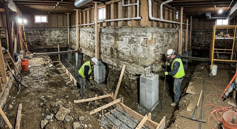 Basement Underpinning in Westmoreland County, PA
