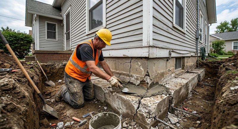 Building Foundation Repair in Elizabeth, PA