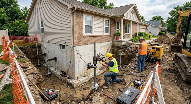 Building Foundation Repair in Ligonier, PA