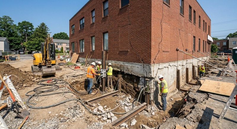 Building Foundation Repair in Turtle Creek, PA