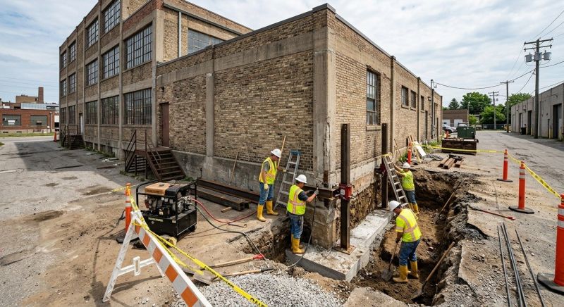 Building Foundation Repair in Wilmerding, PA
