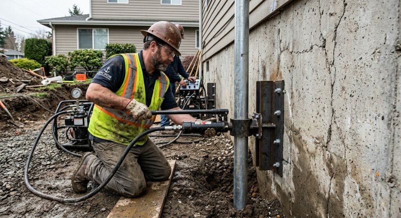 Concrete Foundation Leveling in North Apollo, PA