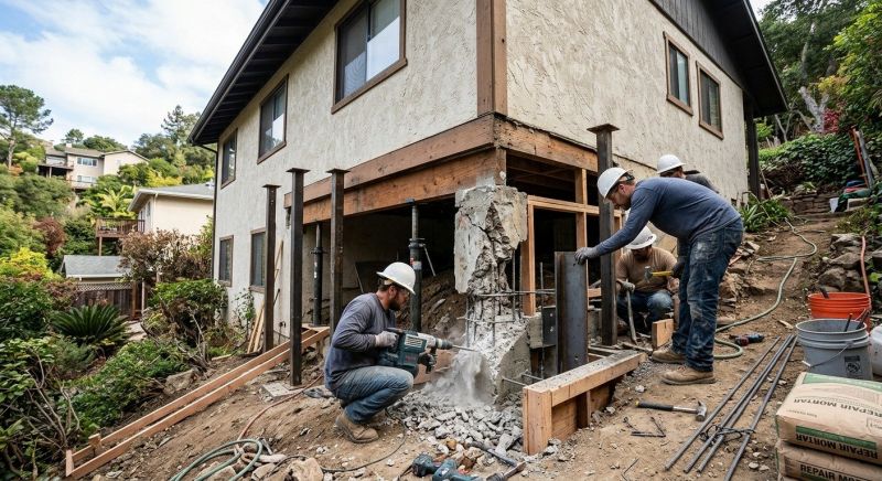 Concrete Foundation Repair in Harrison City, PA