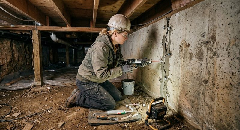 Cracked Foundation Repair in Leechburg, PA