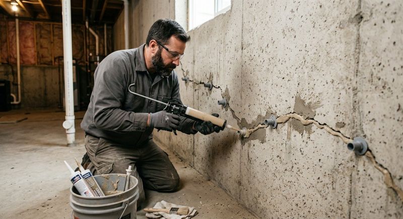 Cracked Foundation Repair in Mount Pleasant, PA
