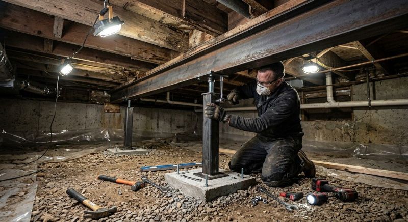 Crawlspace Structural Repair in Westmoreland County, PA