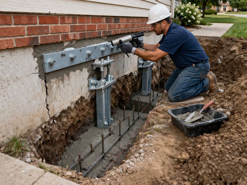 Exterior Foundation Repair in Westmoreland County, PA