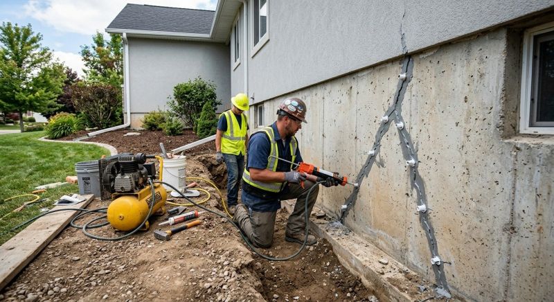 Foundation Crack Repair in New Alexandria, PA