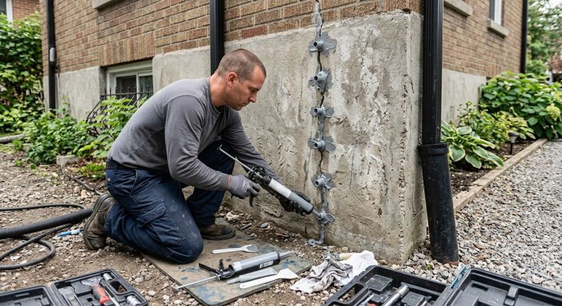 Foundation Crack Repair in Scottdale, PA