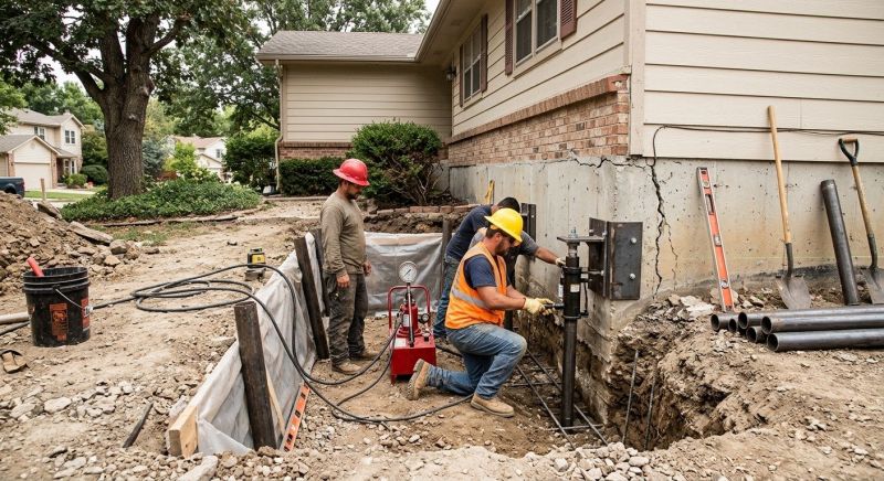 Foundation Damage Repair in Elizabeth, PA