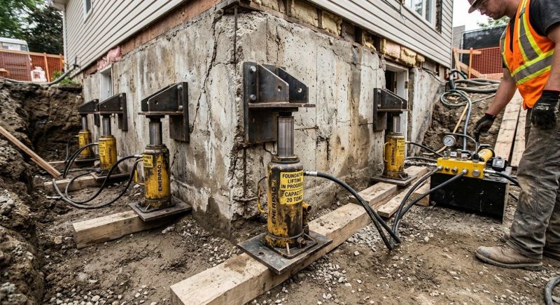 Foundation Jacking in Belle Vernon, PA