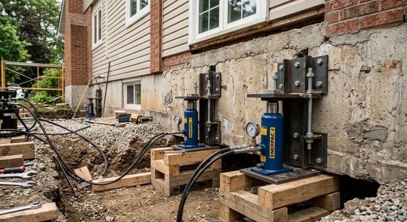 Foundation Jacking in Connellsville, PA