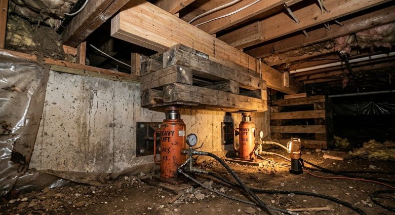 Foundation Jacking in Connellsville, PA