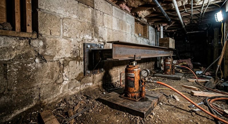 Foundation Jacking in East Pittsburgh, PA
