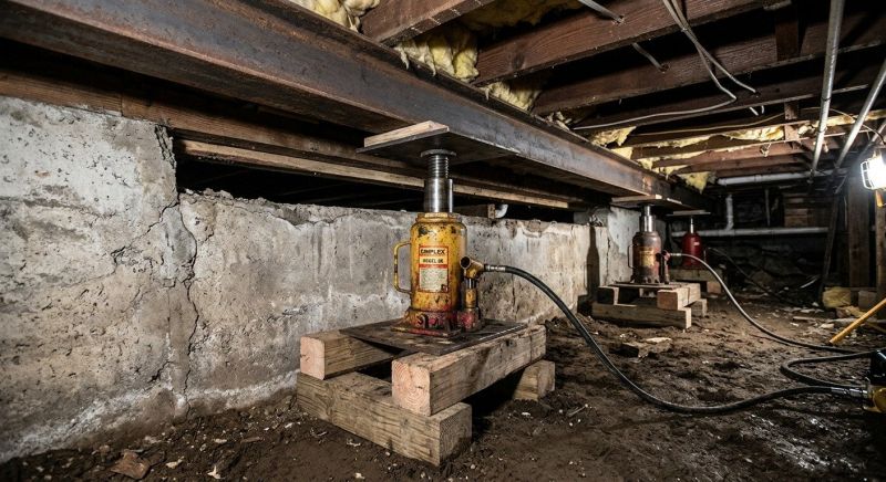 Foundation Jacking in Greensburg, PA