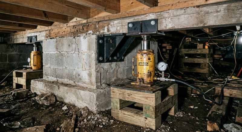 Foundation Jacking in Harrison City, PA