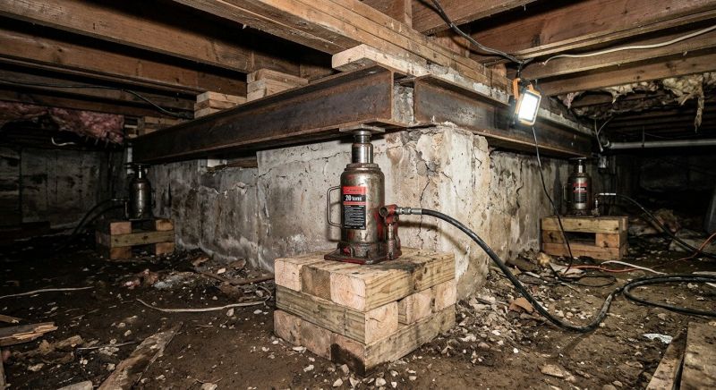 Foundation Jacking in Irwin, PA