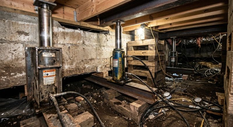 Foundation Jacking in New Alexandria, PA