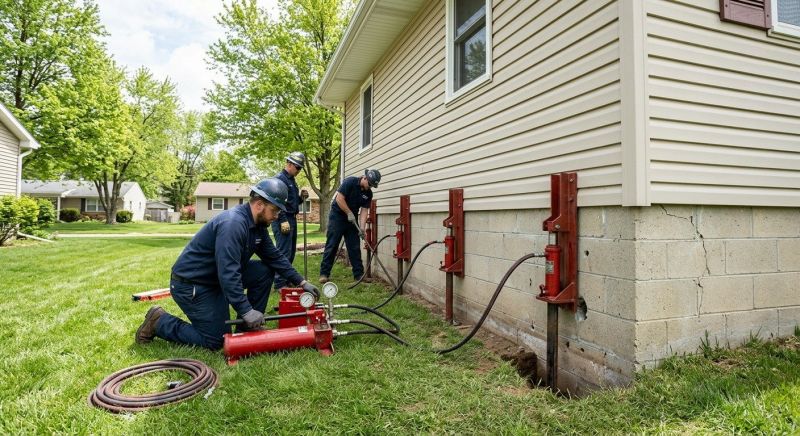 Foundation Jacking in Turtle Creek, PA