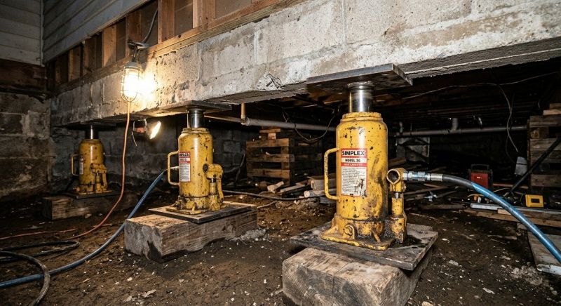 Foundation Jacking in Wilmerding, PA