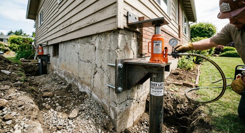 Foundation Lifting in Greensburg, PA