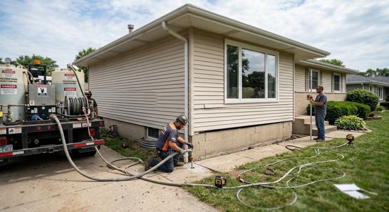 Foundation Lifting in Irwin, PA