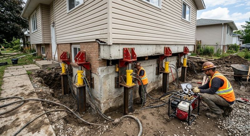 Foundation Lifting in Westmoreland County, PA