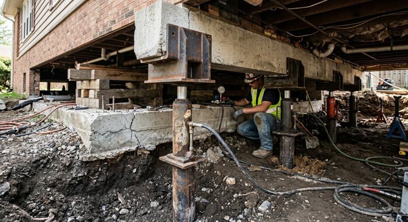 Foundation Lifting in Monroeville, PA