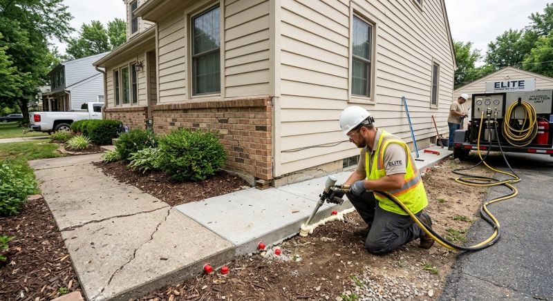 Foundation Lifting in West Newton, PA