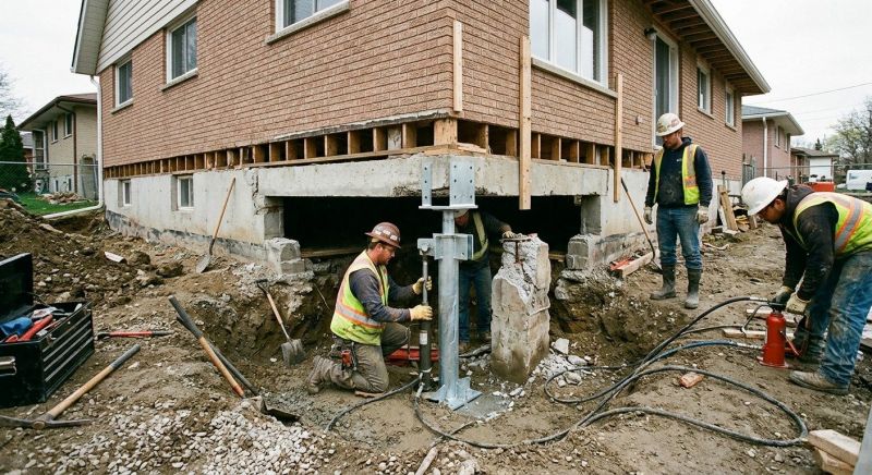 Foundation Pier Repair in Westmoreland County, PA