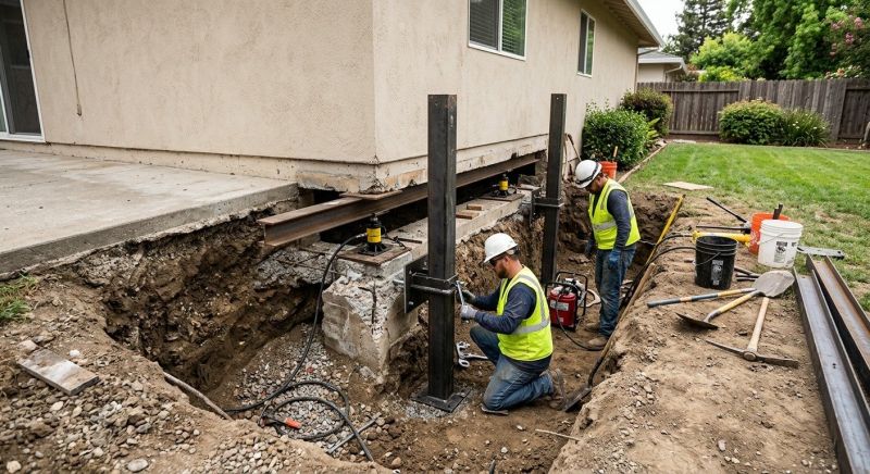Foundation Pier Repair in Westmoreland County, PA