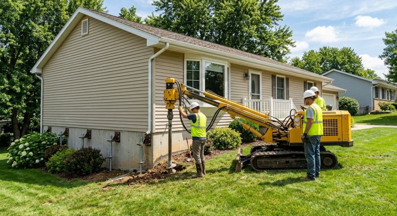Foundation Raising in Wilmerding, PA