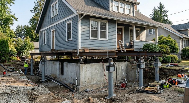 Foundation Raising in Wilmerding, PA