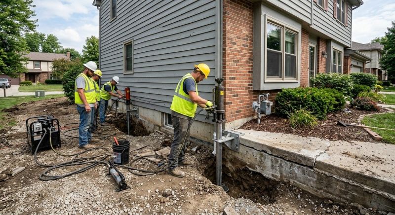 Foundation Stabilizing in Connellsville, PA