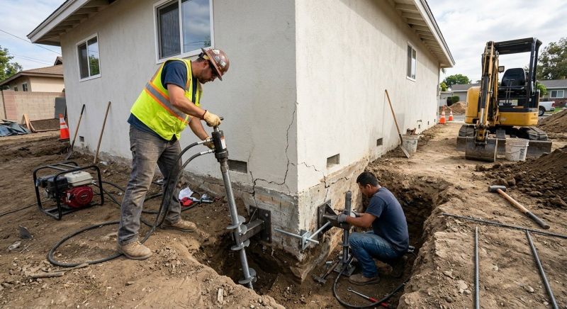 Foundation Stabilizing in Harrison City, PA