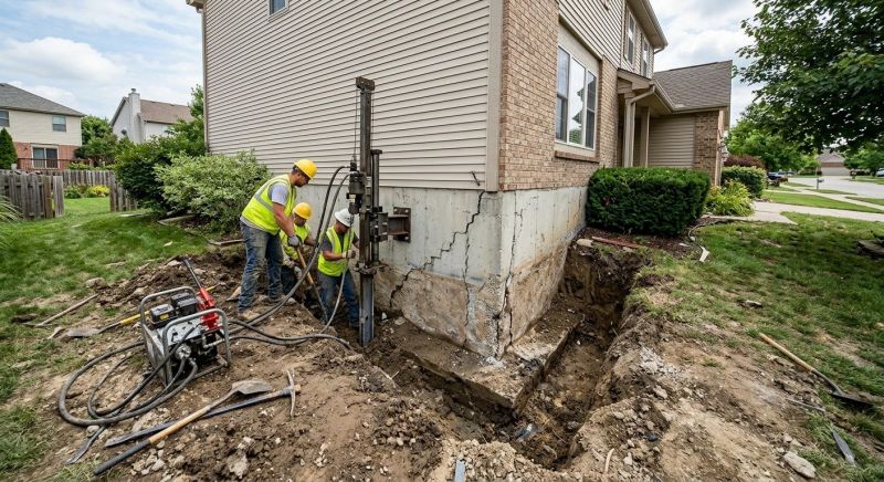 Foundation Stabilizing in Indian Head, PA