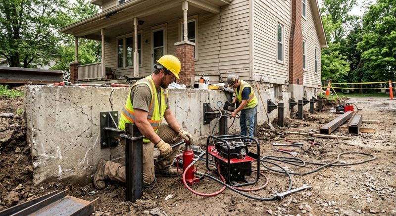 Foundation Stabilizing in Ligonier, PA