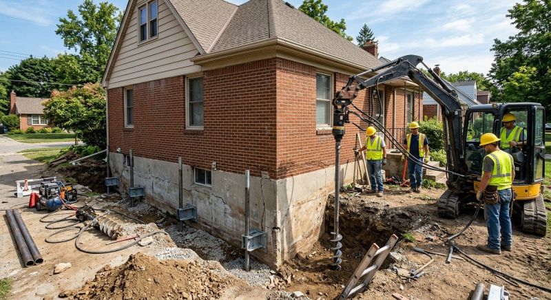 Foundation Stabilizing in New Kensington, PA