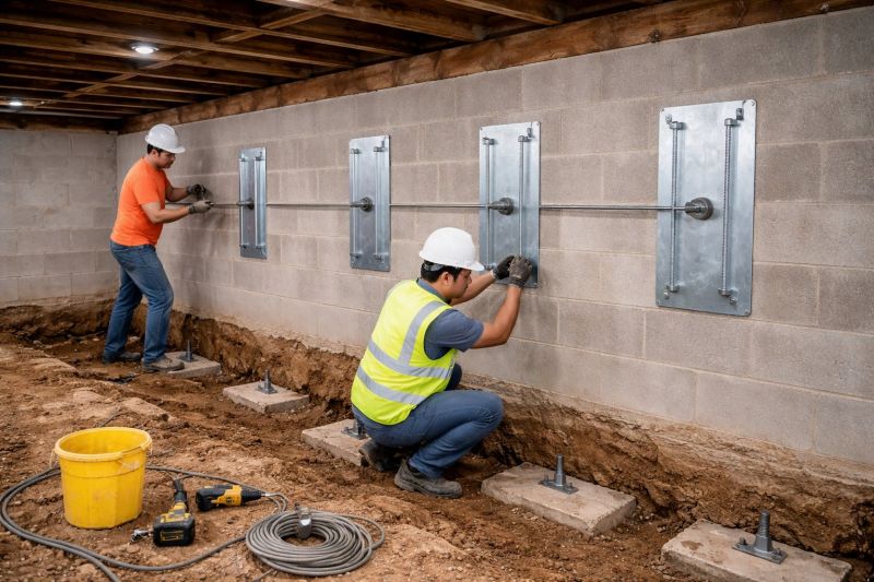 Foundation Stabilizing in North Apollo, PA