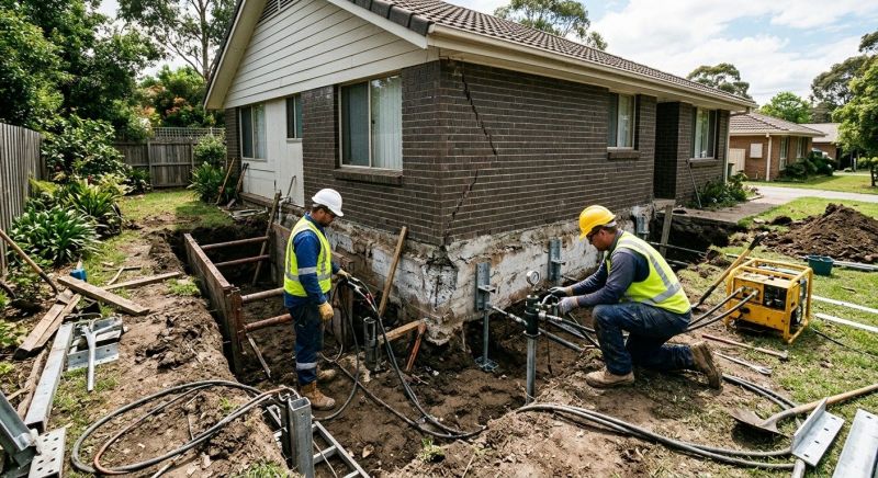 Foundation Stabilizing in Oakmont, PA