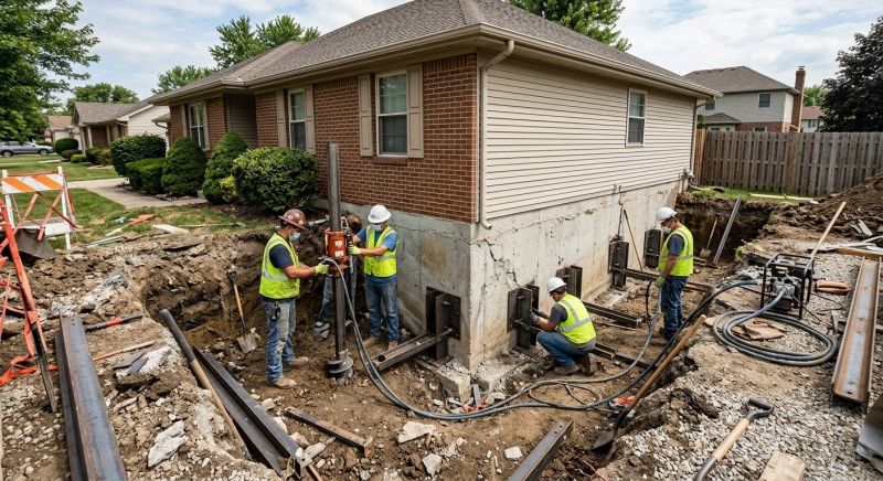 Foundation Structural Repair in Perryopolis, PA