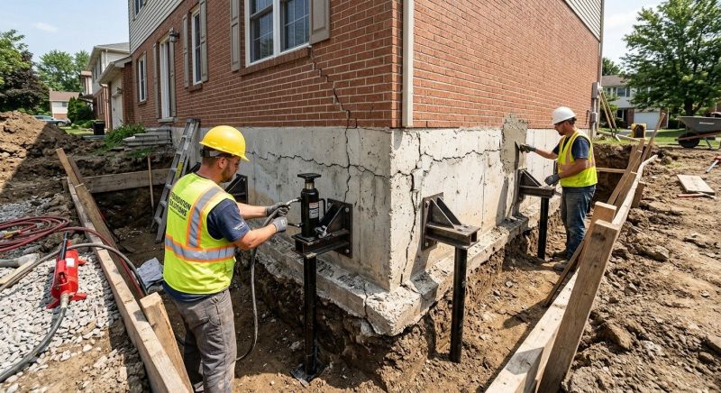 Foundation Structural Repair in Turtle Creek, PA