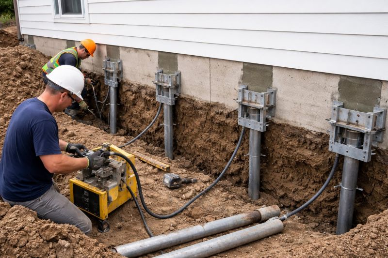 Helical Piers Installation in Westmoreland County, PA