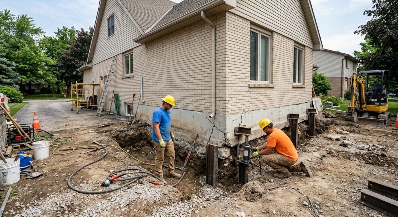 Helical Piers Installation in Westmoreland County, PA