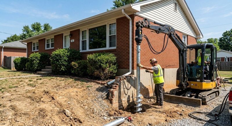 Helical Pile Installation in Westmoreland County, PA