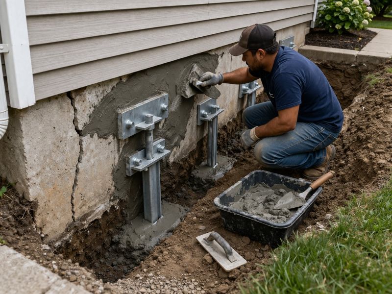 House Foundation Repair in Belle Vernon, PA