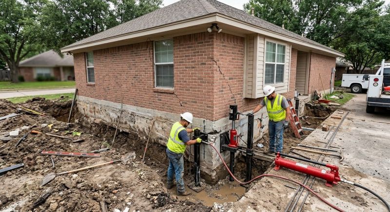 House Foundation Repair in Wilmerding, PA